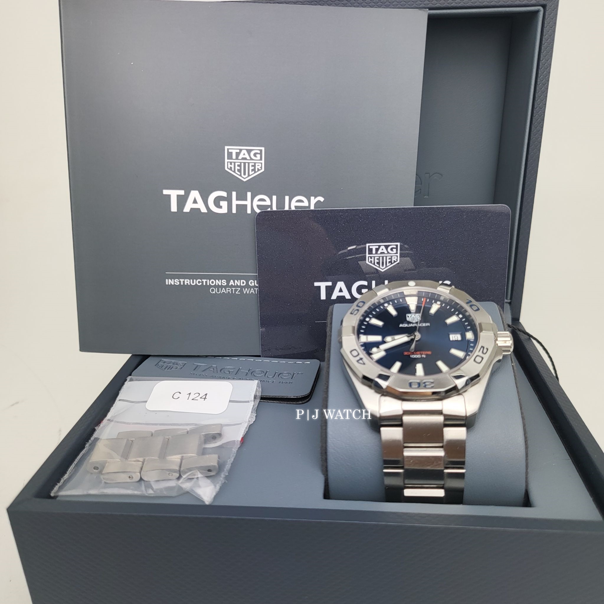 Reloj Tag Heuer Acero WBD1112.BA0928 color azul diámetro 41 mm