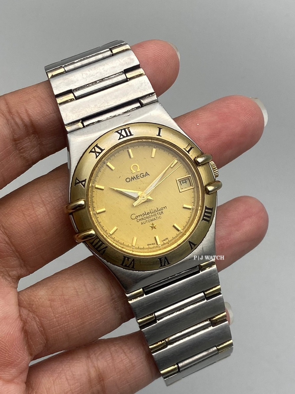 OMEGA Constellation Steel and Gold Automatic Ref.1202.10.00