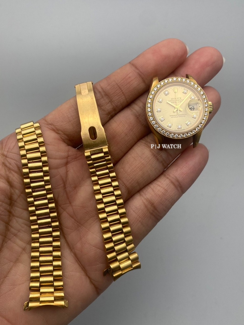 Rolex Lady-Datejust 28mm Presisent Yellow Gold Ref.79178