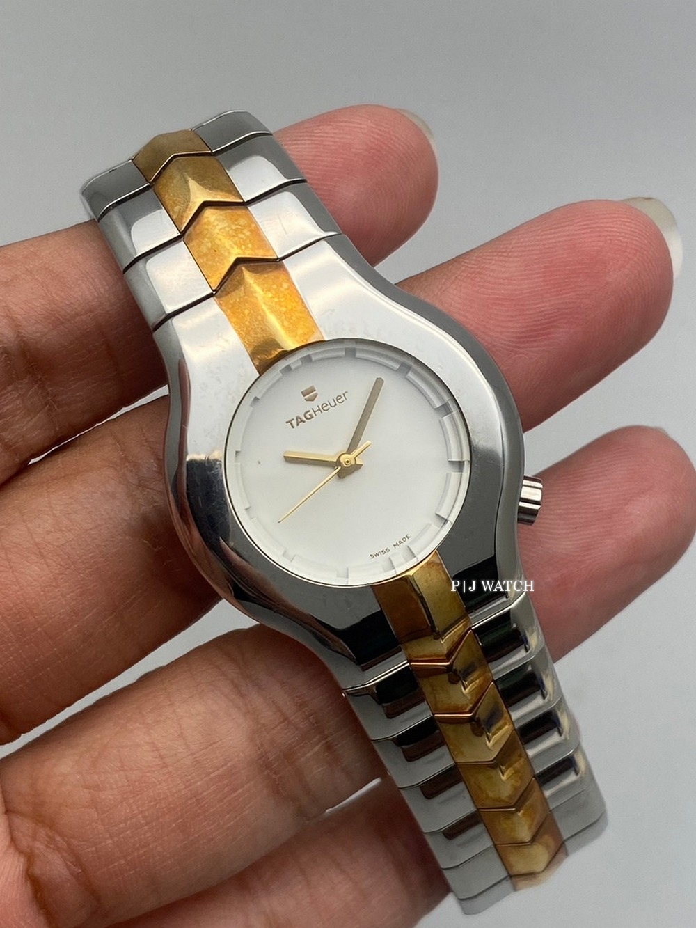 TAG Heuer Alter Ego 29mm Stainless Steel & Yellow Gold White Dial Ref.WP1351.BD0752