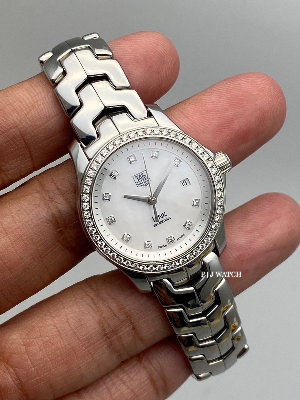 Tag Heuer Link 27mm Diamond Women's Watch Ref.WJF1319.BA0572