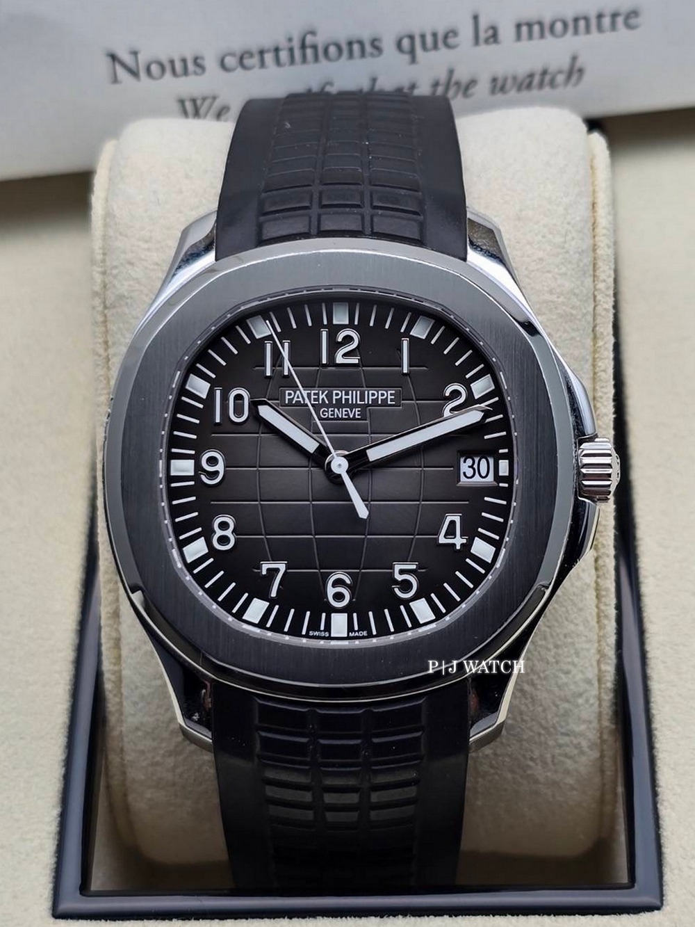 Patek Philippe Aquanaut Black Dial Men's Watch Ref.5167A-001