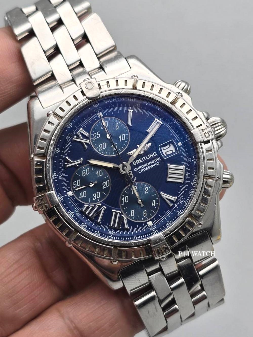 BREITLING Crosswind Chronograph Date Blue Dial Automatic Ref.A1335512/C508