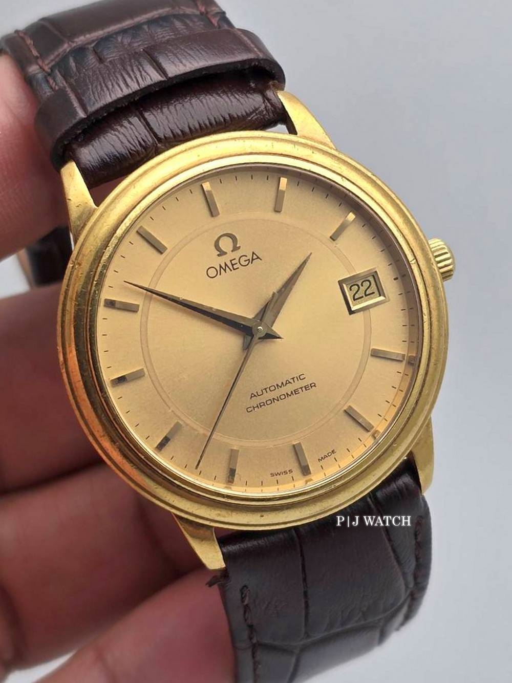 OMEGA De Ville Prestige 34.7mm Yellow Gold Ref.4100.11