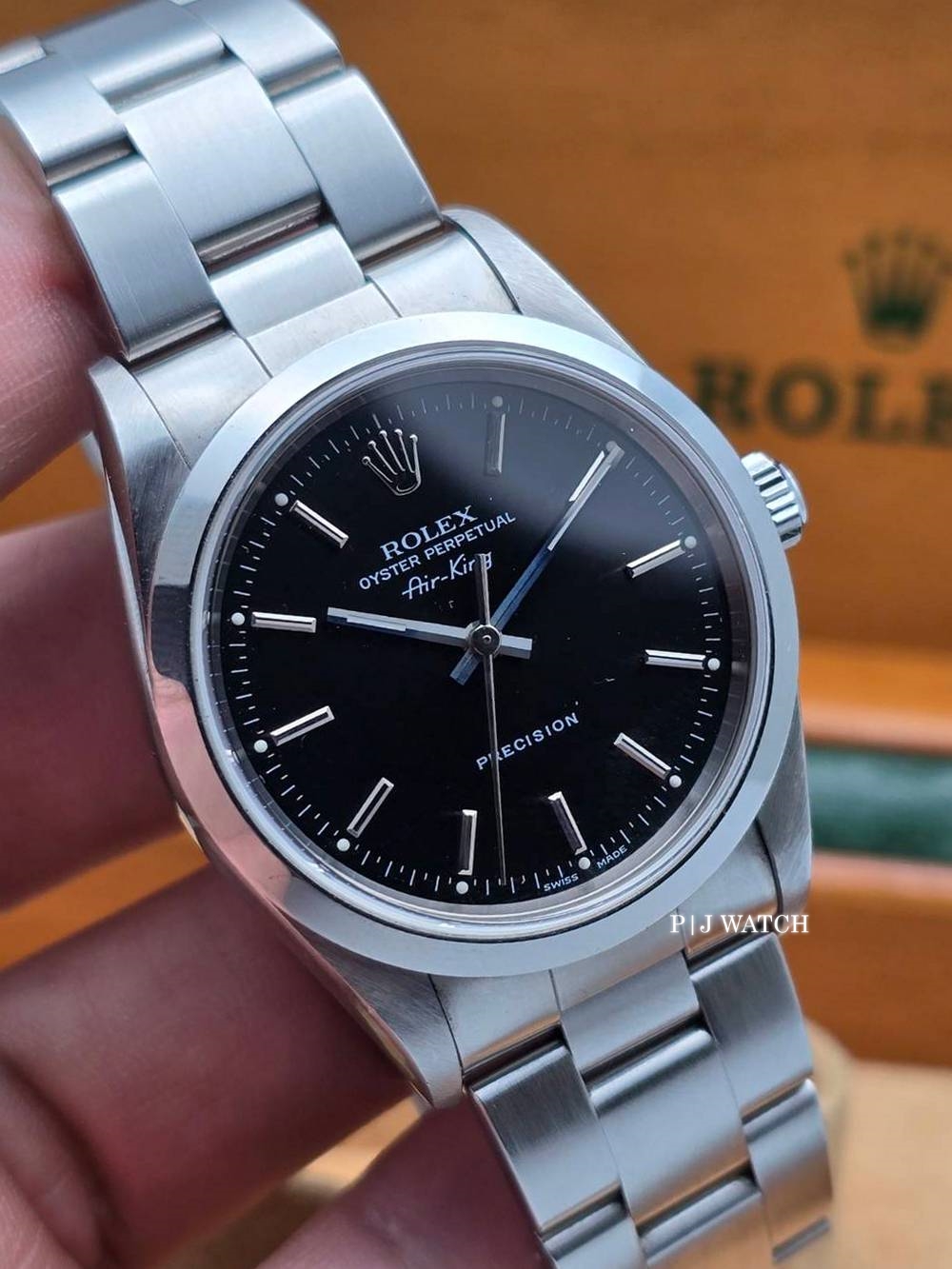 Rolex Oyster Perpetual Air-King 34mm Black Dial Ref.14000