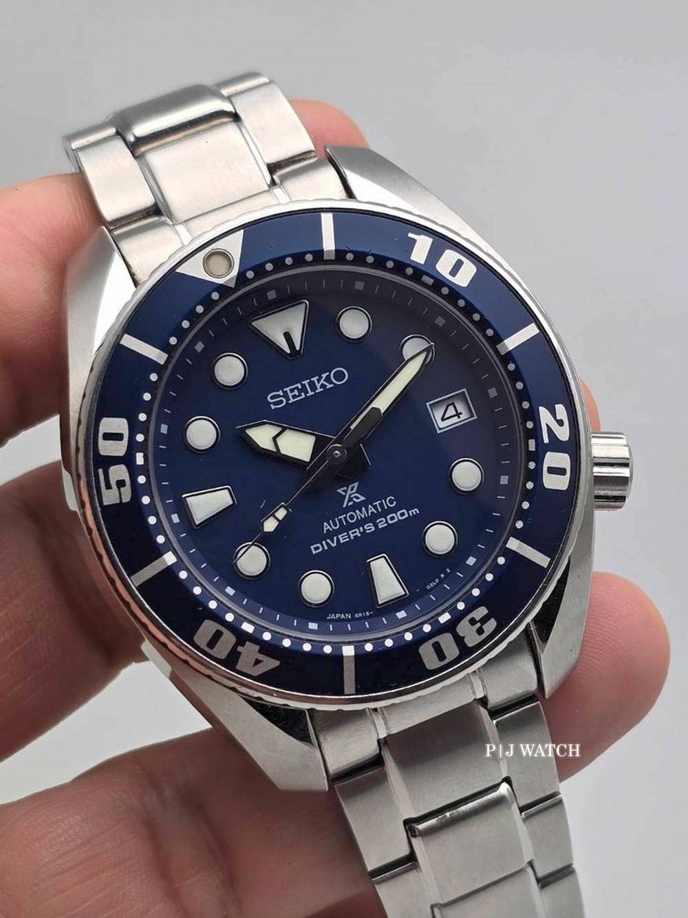 Seiko SUMO Scuba Diver Sport Automatic Blue Dial Ref.SBDC003